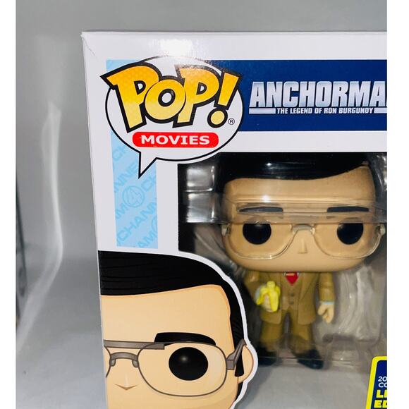 Funko Pop! Anchorman Set of 3 - Ron Burgundy #947, Brian #949, Brick #950 - Picture 10 of 11